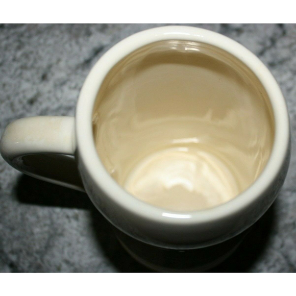 Red Baron Pizza Beer Stein Heavy Ceramic Mug Aviator 1990 Air Plane Super Single - Picture 4 of 6